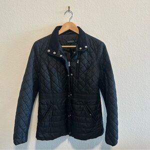 Lauren Ralph Lauren Black Quilted Puffer Jacket